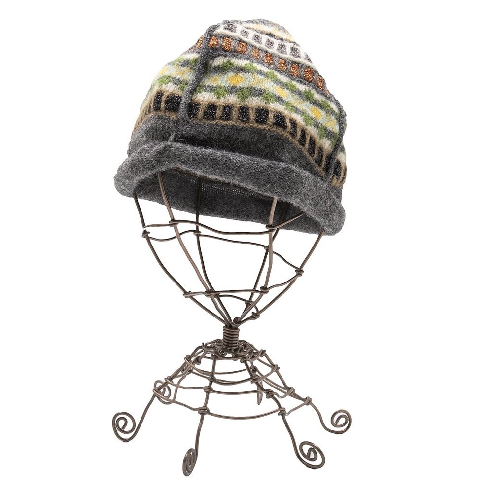 Jean Paul Gaultier Femme Metallic Wool Beanie